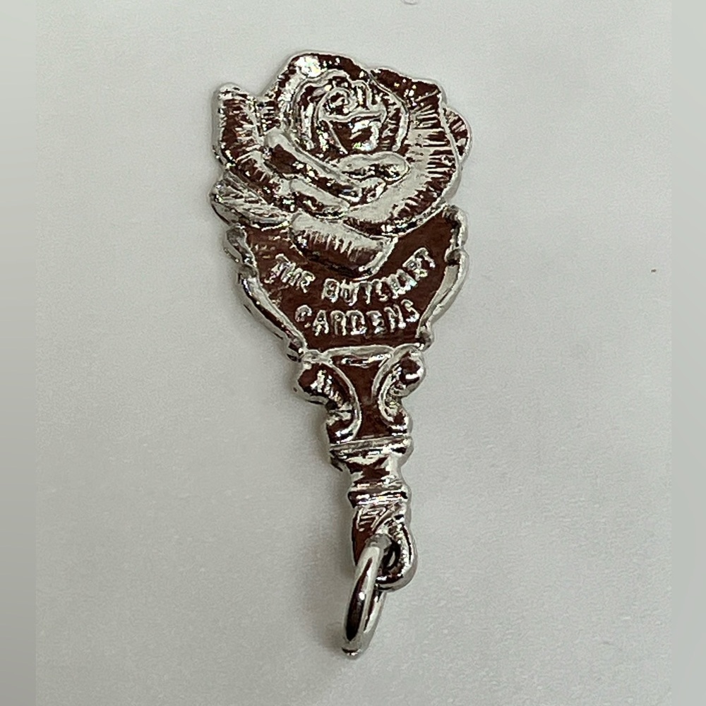 Vtg 925 Sterling Silver The Butchart Gardens Bouquet Charm / Pendant